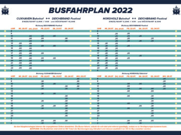 Busfahrplan 2022
