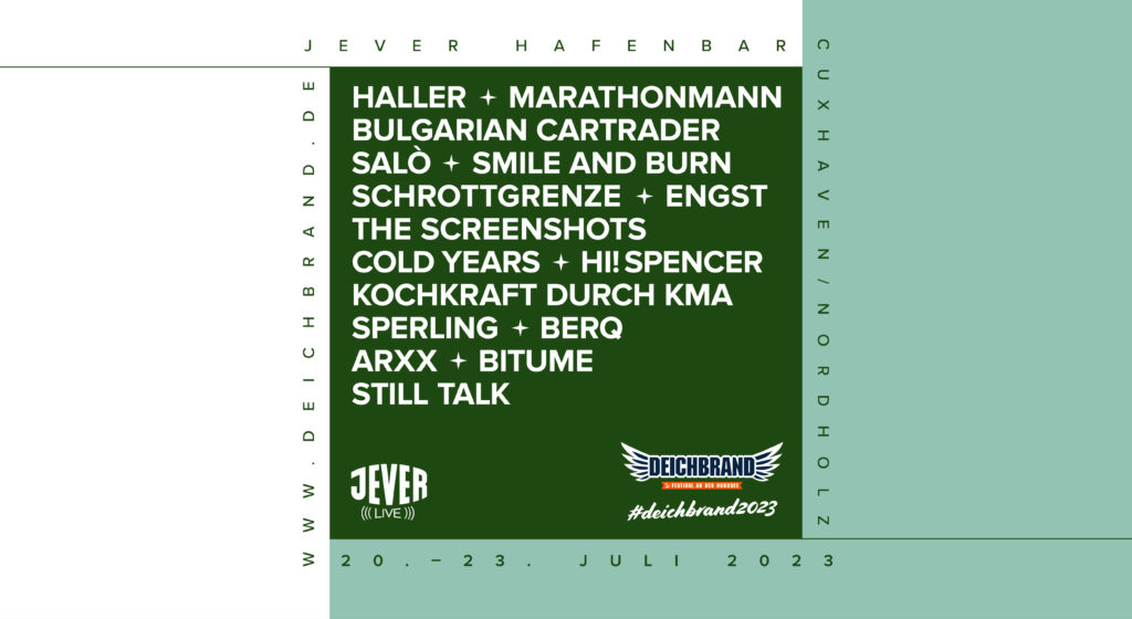 Das Line-Up 2023 ist nun komplett!