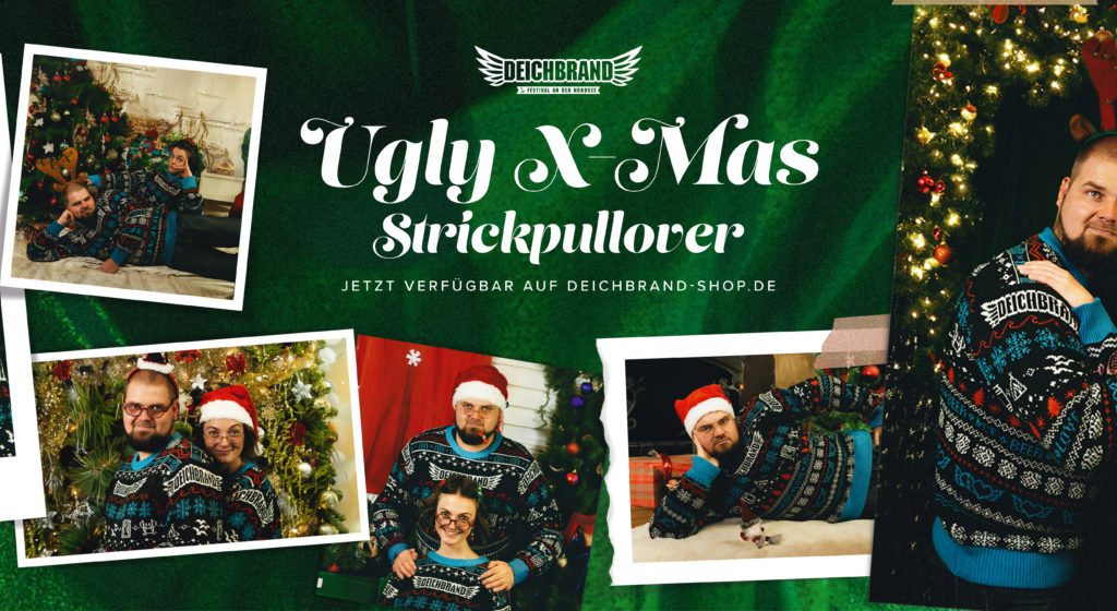 Der DEICHBRAND Ugly X-Mas Strickpullover