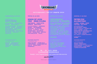Line-Up nach Tagen