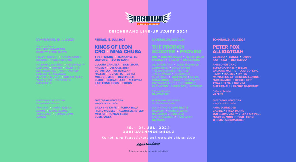 Programme update!