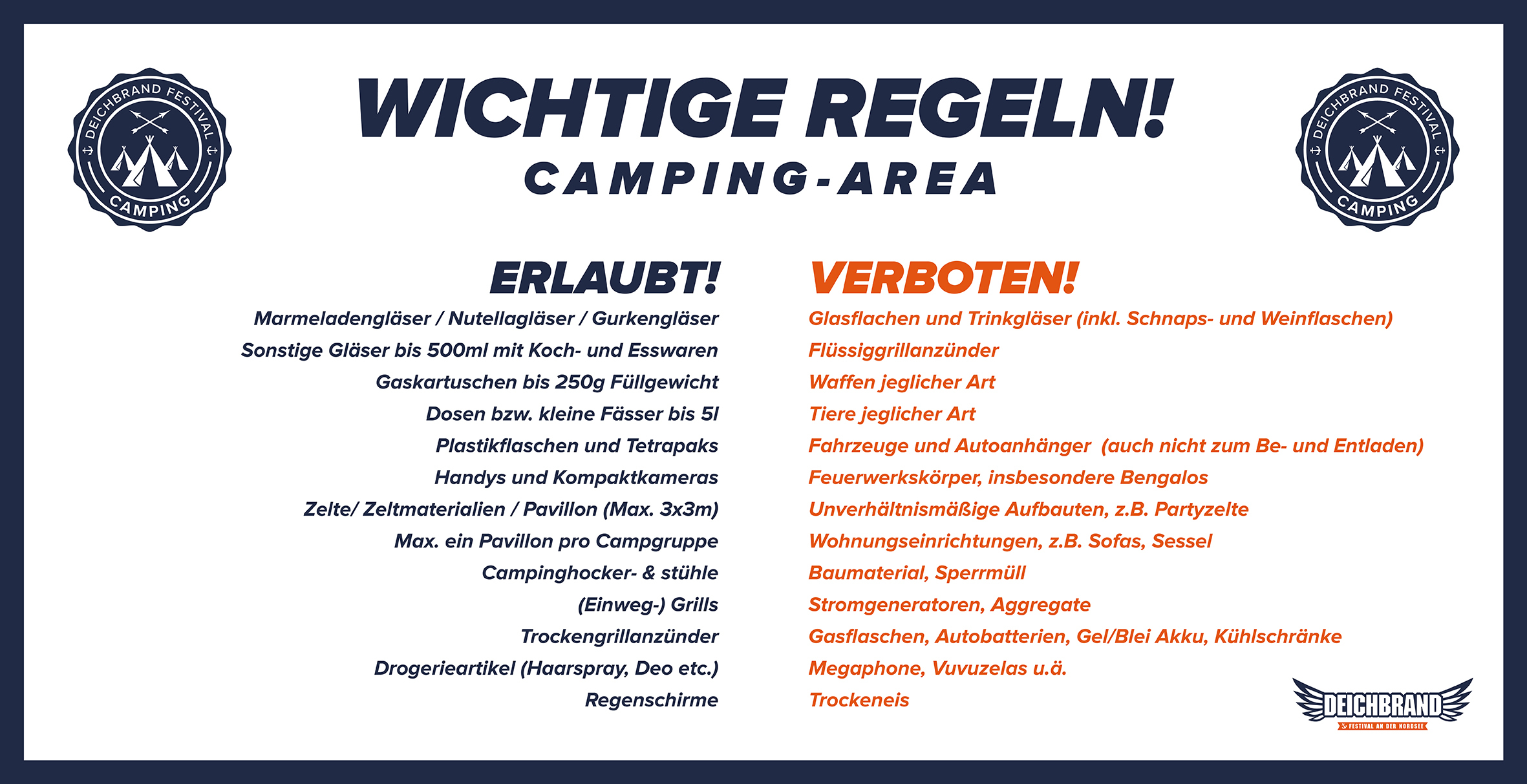 Deichbrand Festival Camping