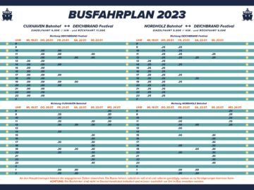 Busfahrplan 2023