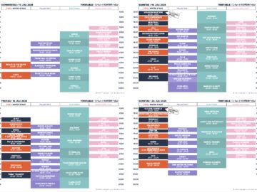 Timetable 2025